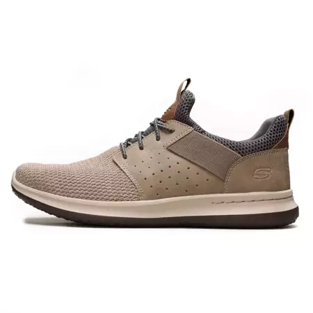 Sneakersy męskie beżowe Skechers Delson Camben (65474-TPE)