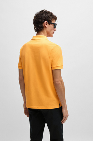 Wyprzedaż - Koszulka Polo męska BOSS Pallas Orange regular fit pomarańczowa (50468301-813)