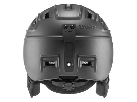 Kask narciarski unisex uvex fierce z wyjmowaną antyalergiczną wyściółką szary (56/6/225/20)