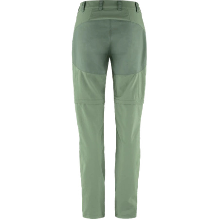 Spodnie damskie Fjällräven Abisko Midsummer Zip Off Trousers W Jade Green-Patina Green (F89834-613-614)