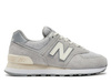 Buty męskie New Balance NB 574 ze skóry zamszowej szary (U574GBG)