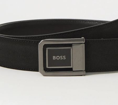 Pasek dwustronny BOSS Or35 SP czarny (50543165-001)