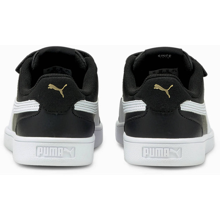 Wyprzedaż - Trampki sportowe dla dzieci Puma Shuffle V Inf sneakersy czarne (375690-03)