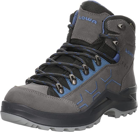 Buty trekkingowe dziecięce Lowa KODY Evo GTX mid junior anthrazit/blau gore-tex wodoodporne (650050 9743)