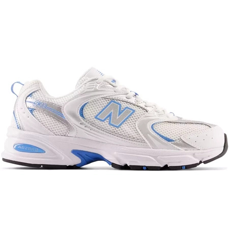 Sneakersy męskie New Balance 530 ABZORB treningowe buty sportowe białe błękitne (MR530DRW)