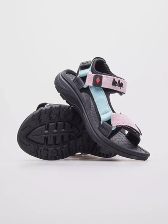Sandały dziecięce LEE COOPER pink || multicolour (LCW-23-34-1687K)