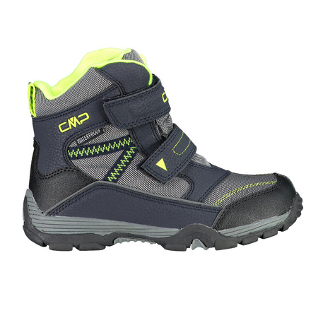 Wyprzedaż - Buty zimowe dziecięce wodoodporne CMP Kids Pyry Snow Boot WP szare (38Q4514-20UF)