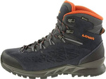 Buty trekkingowe męskie Lowa Explorer II GTX Mid navy/orange trapery outdoorowe wodoodporne szare (210760 6910)