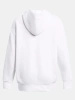 Bluza damska UNDER ARMOUR Essential Fleece Oversized z kapturem biała (1379495-100)