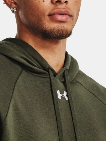 Bluza kangurka męska UNDER ARMOUR UA Rival Fleece zielona (56945/1379757-390 )