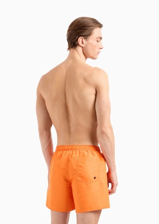 Wyprzedaż - Szorty kąpielowe męskie EA7 Emporio Armani 902000-4R736-20262 kąpielówki bokserki pomarańczowe ORANGE TIGER
