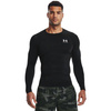 Koszulka sportowa męska Under Armour UA HG Armour Comp LS longsleeve treningowy czarny (1361524-001)