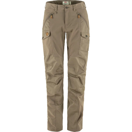 Spodnie damskie Fjällräven Nikka Trousers Curved W Suede Brown (F89638-244)