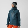 Kurtka softshell damska Fjällräven Bergtagen Eco-Shell Jacket W Mountain Blue (F86631-570)