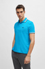 Koszulka Polo męska BOSS Paddy Turquoise/Aqua regular fit turkusowa (50469055-442)