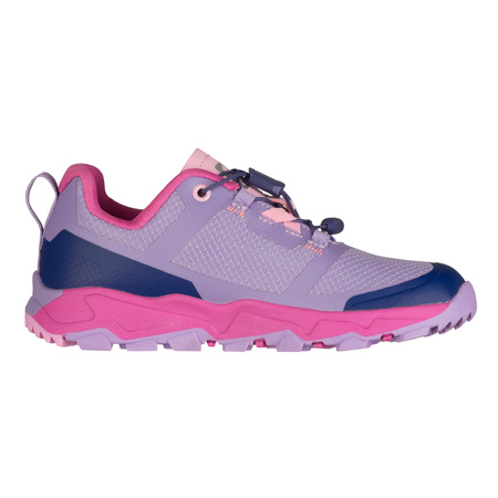 Buty hikingowe dziecięce dla chłopca/dziewczynki Trollkids Kids Sandefjord Hiker XT lilac/wild rose/mallow pink (664-118)