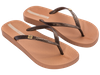 Wyprzedaż - Klapki na lato damskie Ipanema Anat Brasili plażowe brązowe (82932-AJ156)