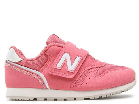 Buty sportowe dla chłopca/dziewczynki New Balance NB 373 elementy zamszowe różowe (YZ373BP2)