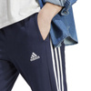 Spodnie adidas Essentials Single Jersey Tapered Open Hem 3-Stripes M (IC0045)