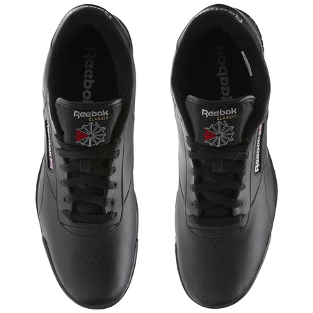 Wyprzedaż - Buty sportowe Reebok Ex-O-Fit Clean czarne z naturalnej skóry (AR3168/100000168)