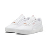 Wyprzedaż - Buty sportowe damskie Puma Carina 2.0 Lux sneakersy skórzane białe (395017-05)
