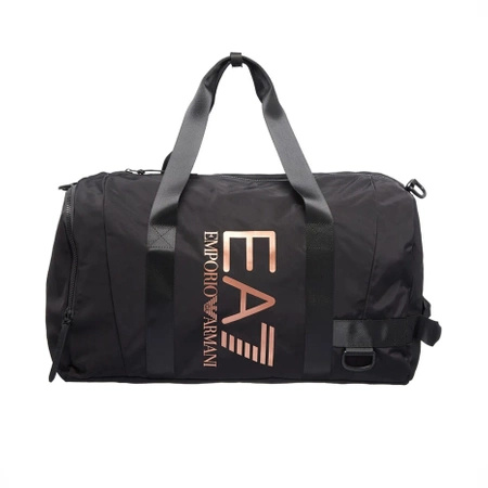 Wyprzedaż - Torba treningowa damska/męska EA7 Emporio Armani sportowa czarna (245062-3R911-26321)