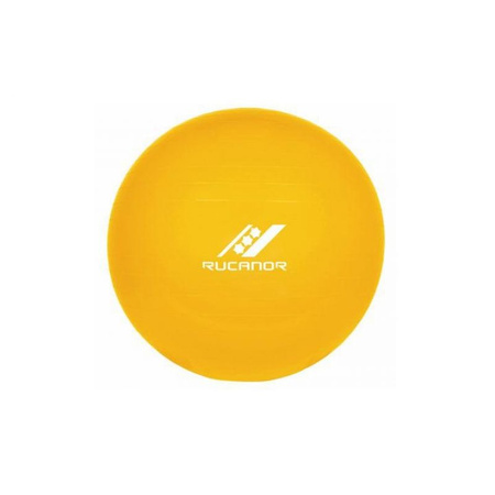 Piłka gimnastyczna Rucanor Gym Ball 45cm żółta + pompka (26984)