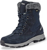 Wyprzedaż - Buty zimowe trekkingowe damskie Meindl Civetta Lady GTX skóra welurowa Gore-Tex granatowe (7664/68)