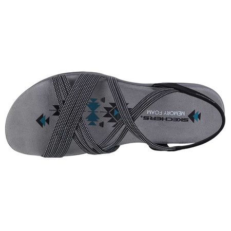 Skechers Reggae Slim - Turn It Up 163117-BLK Czarne 36 (163117-BLK)