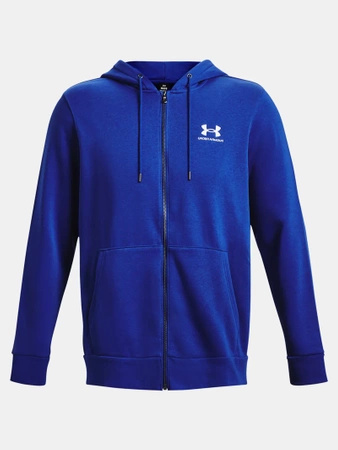 Bluza męska UNDER ARMOUR Essential Fleece Full-Zip niebieska (1373881-400 )