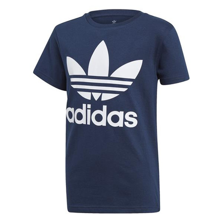 T-shirt bawełniany chłopięcy Adidas Originals TREFOIL TEE koszulka bawełniana niebieska (GD2679)