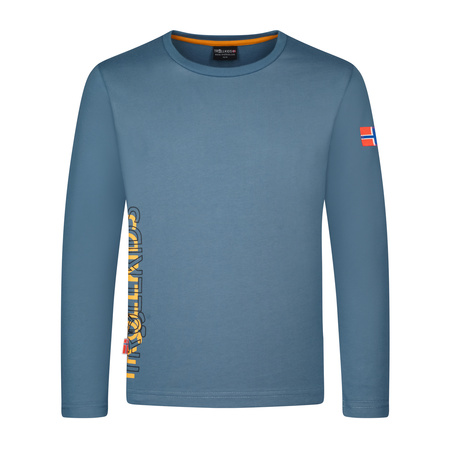 Bawełniany longsleeve bluzka z długim rękawem Trollkids Kids Stavanger Longsleeve XT dla chłopca/dziewczynki (648-196)