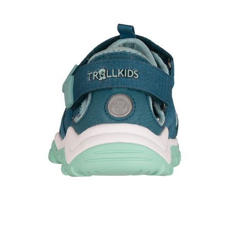 Sandały sportowe dziecięce dla chłopca/dziewczynki Trollkids Kids Kristiansand Sandal XT teal/aqua (665-332)