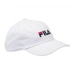 Czapka damska/męska biała Fila 6-panel Linear Logo (686029-M67)