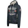 Bluza z kapturem męska Geographical Norway Gafont Men 007 rozpinana granatowa (WW6208H/GN/Navy)