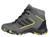 Buty trekkingowe dziecięce adidas Terrex HyperHiker K przewiewne wysokie za kostkę szare (FX4187)