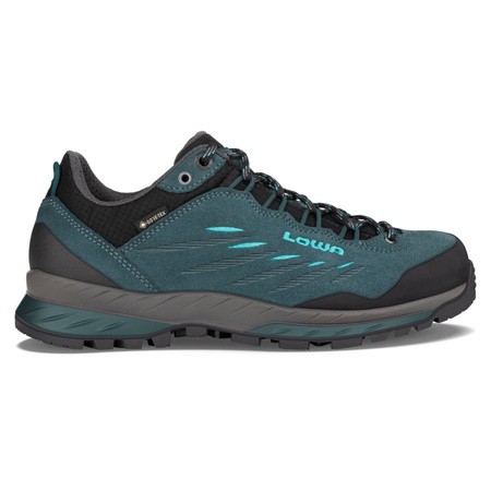 Damskie buty trekkingowe Lowa Delago GTX Lo Ws petrol/aquamarin gore-tex (220093 7472)