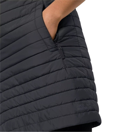 Wyprzedaż - Spódnica zimowa ocieplana Jack Wolfskin Iceguard Skirt czarna (1503093_6352)