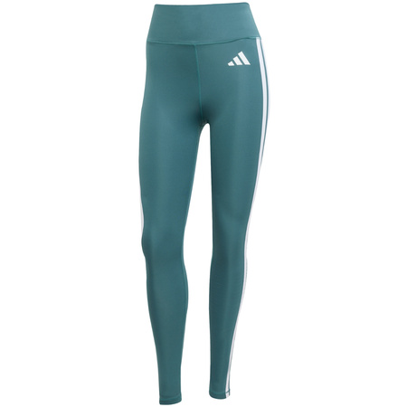 Legginsy damskie adidas Optime Essentials 3-Stripes 78 zielone (JY2152)