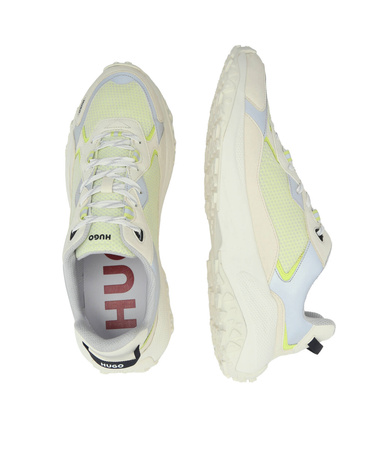 Wyprzedaż - Buty sportowe męskie Hugo Boss sneakersy lifestyle żółte (50493048-741)