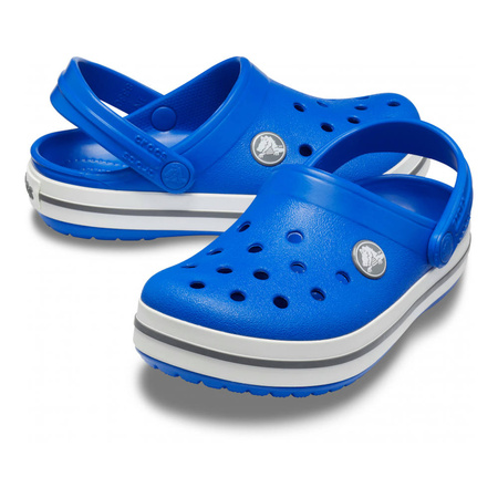 Wyprzedaż - Chodaki dziecięce Crocs Crocband Clog Kids sandałki na lato basen niebieskie (207005-COBALT)