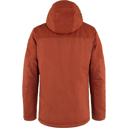 Kurtka z kapturem zimowa męska Fjällräven Skogsö Padded Jacket outdoorwa pomarańczowa (F82279-215)