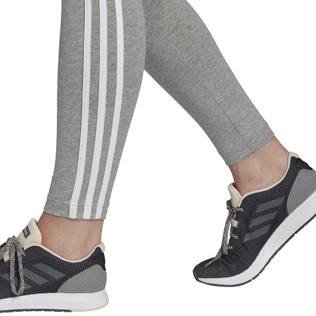 Legginsy damskie adidas Essentials 3 Stripes Tight jasnoszare (FQ4123)