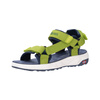 Sandały sportowe dziecięce dla chłopca/dziewczynki Trollkids Kids Lysefjord Sandal kiwi/mystic blue/green lizard (666-345)