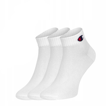 Skarpetki Champion 3PK QUARTER SOCKS Biały (U20099WW001)