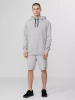 Bluza nierozpinana męska 4F grey z kapturem bawełniana szara (H4Z22-BLM352-27M)