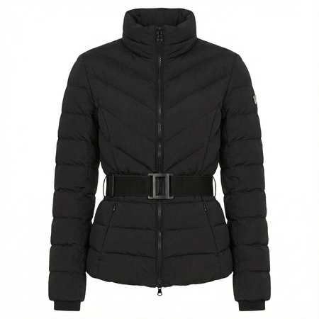 Kurtka puchowa damska z pasem EA7 Emporio Armani czarne (6DTB11-TNGCZ-1200)