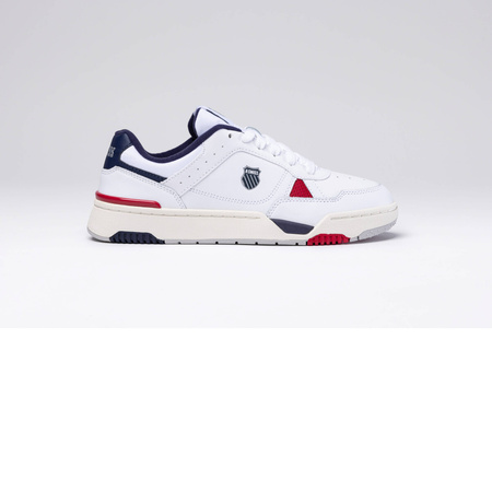 Wyprzedaż - Sneakersy męskie sportowe białe K-Swiss Match Pro LTH tenisówki ze skóry naturalnej (08905-130-M)