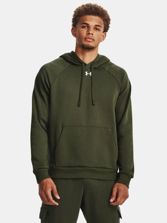 Bluza kangurka męska UNDER ARMOUR UA Rival Fleece zielona (56945/1379757-390 )