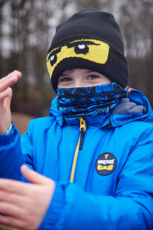 Wyprzedaż - Kurtka zimowa puchowa dziecięca Lego Wear Kid's LWJEBEL 601 niebieska (11010230-557)